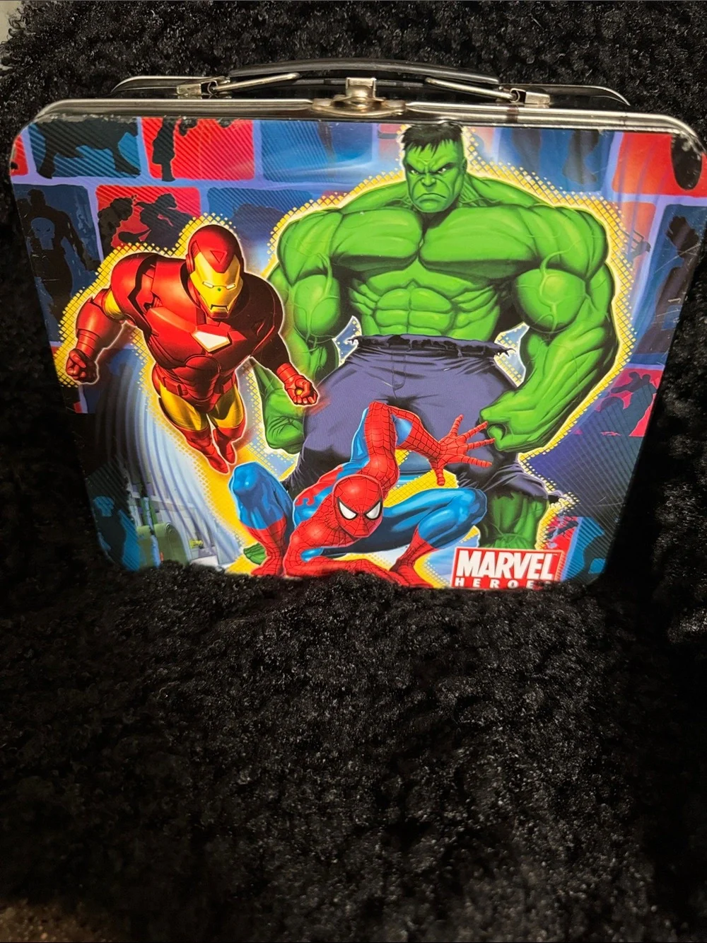 Marvel Colorful Lunchbox - Green, Red, Blue, Yellow